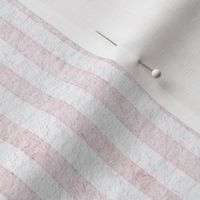 watercolor light pink stripe - cotton candy color - botanical light pink stripe wallpaper