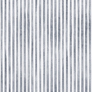 watercolor blue stripe - navy color - botanical navy blue  stripe wallpaper