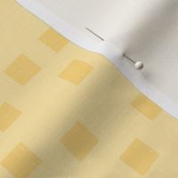 Hand Drawn Tonal Squares in Yellow - Large Scale