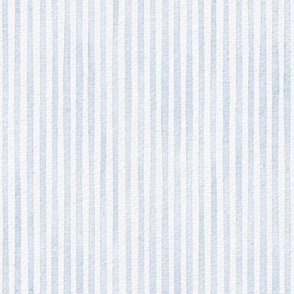 watercolor blue stripe - fog color - botanical fog blue stripe wallpaper
