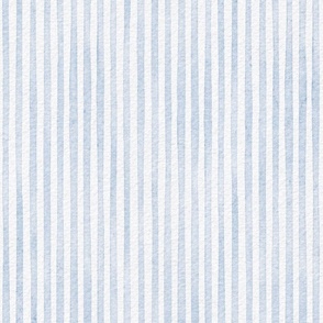 watercolor blue stripe - sky blue color - botanical blue  stripe wallpaper