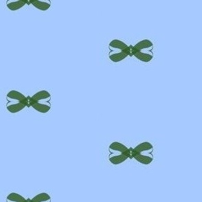 Bows on Blue