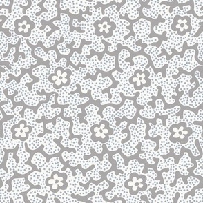 Coral Floral Dotted Fossil