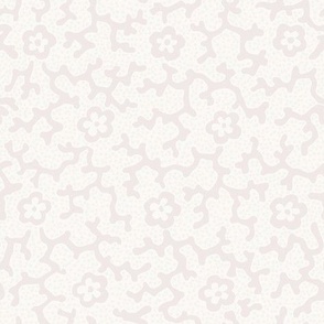 Coral Floral Dotted Baby Plum