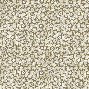 Coral Floral Dotted Bronze