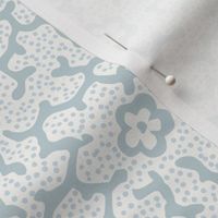 Coral Floral Dotted Celadon