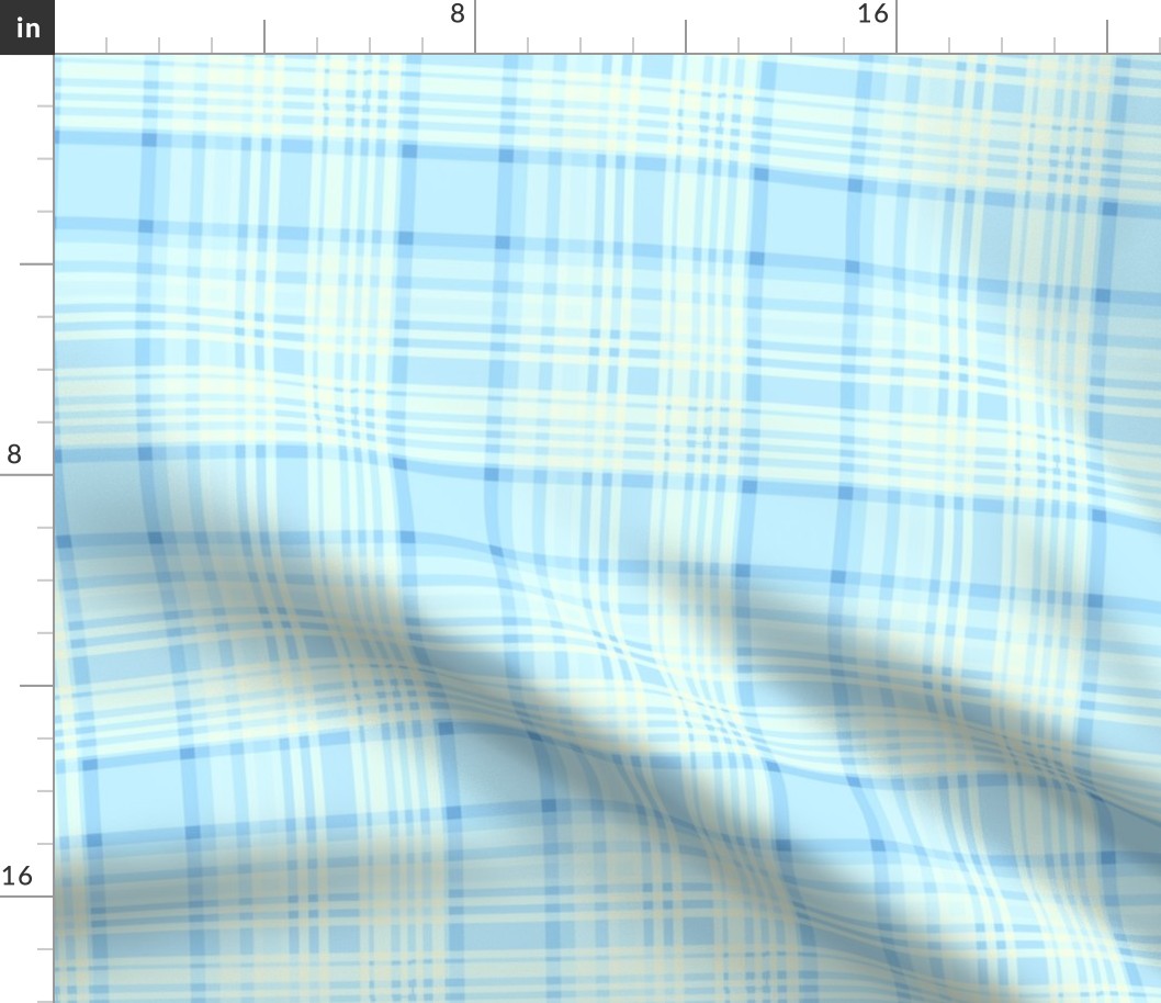 (S) Pastel Blue_Beautiful Holiday Christmas Plaid