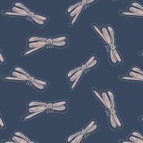 sweet dragonfly_3 Navy Blue