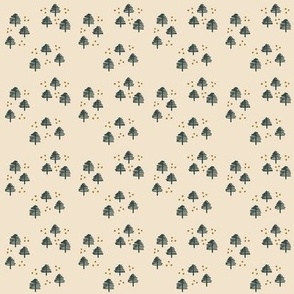 Scattered Trees - Ivory 2in