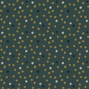 Scattered Dots - Green 2in