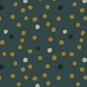 Scattered Dots - Green 4in