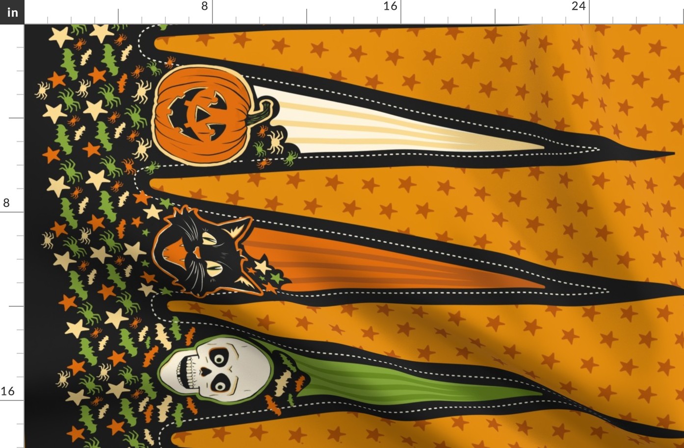 Retro Halloween Fun (56” fabrics)