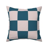 Medium // Checkerboard in Teal and Sand