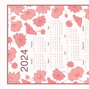 Lotus Bloom 2024 Calendar