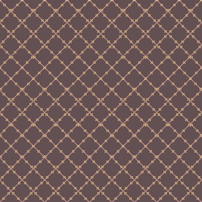 Brown rhombus/Small (SM23A-003c-01)
