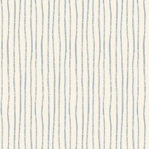 Textured Baby Blue Stripes | Hand Drawn 