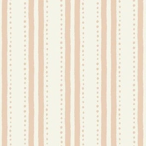 Sea Urchin Stripes - Dusty Pink | Coastal Geometric