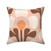 2881 D Extra large - retro clover leaves