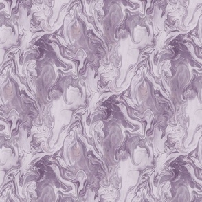 Warm purple marbling Number 1 - small scale