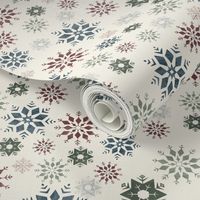 Snowflakes ecru/Small (XM23-19)