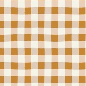 Mini Buffalo Plaid - Golden Pink | Textured  Classic