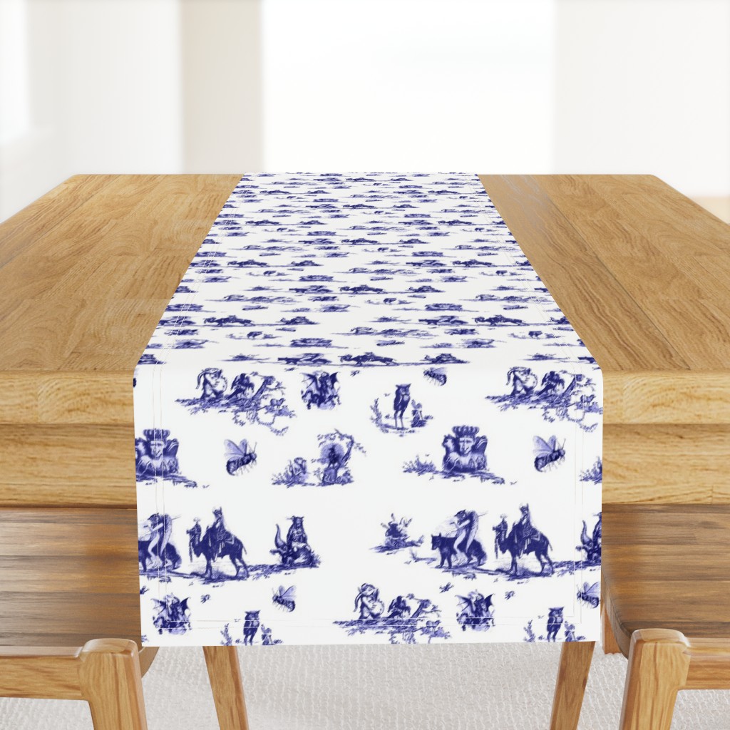 Demonology Toile blue