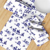 Demonology Toile blue