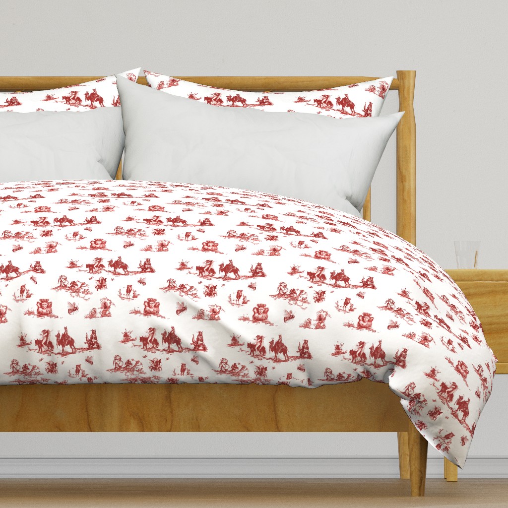 Demonology toile red