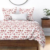 Demonology toile red