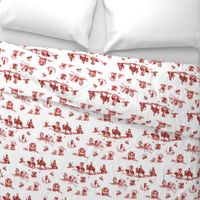 Demonology toile red