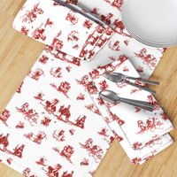 Demonology toile red