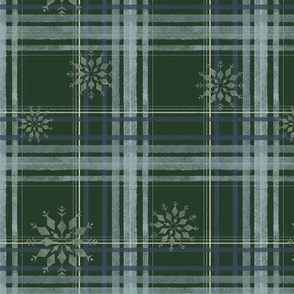 Christmas tartan green (XM23-15)