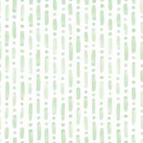 shiloh | vertical watercolor dashes and dots soft green 2 