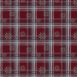 Christmas tartan red/Small (XM23-10)