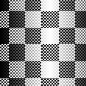 black and white squares