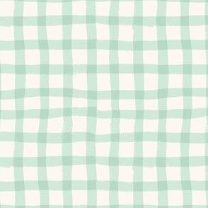 Painted Gingham Mint