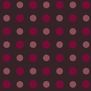 pink and burgundy dots