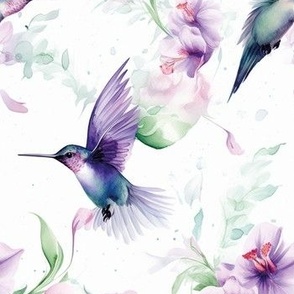 Hummingbirds & Blooms