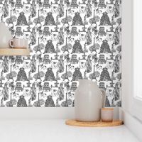 French Bulldog Toile Regular Black