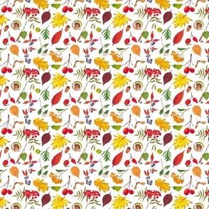 AutumnPattern3White