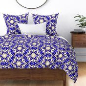 autumn gold  lapis blue   boho table runner tablecloth napkin placemat dining pillow duvet cover throw blanket curtain drape upholstery cushion clothing shirt  living home decor draperies curtains 
