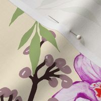 Garden Floral Print Fabric Design