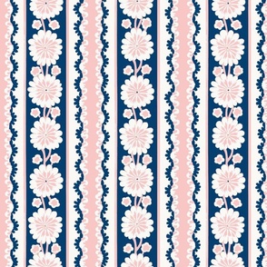 Gidget Stripe Rose Admiral Blue