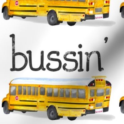 8” Swatch Panel, Bussin’ School Bus