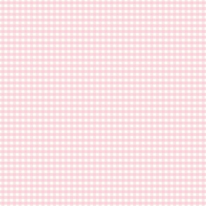 1/4 inch small Light pink gingham check - Light pink cottagecore country plaid - perfect for wallpaper bedding tablecloth