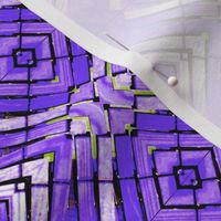 Fractured Sketchy Squares of Purple (#2)