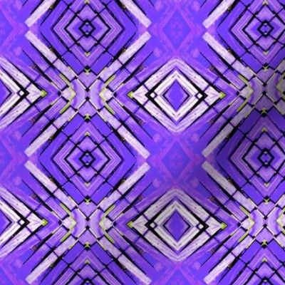 Fractured Sketchy Squares of Purple (#2)