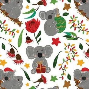 Australian Koala Christmas Friends [5] by Norlie Studio