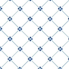 Simple,elegant,minimal,blue,Sicilian tiles,trellis 