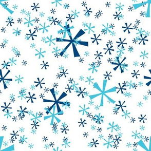 Winter Wonderland Snowflakes - white